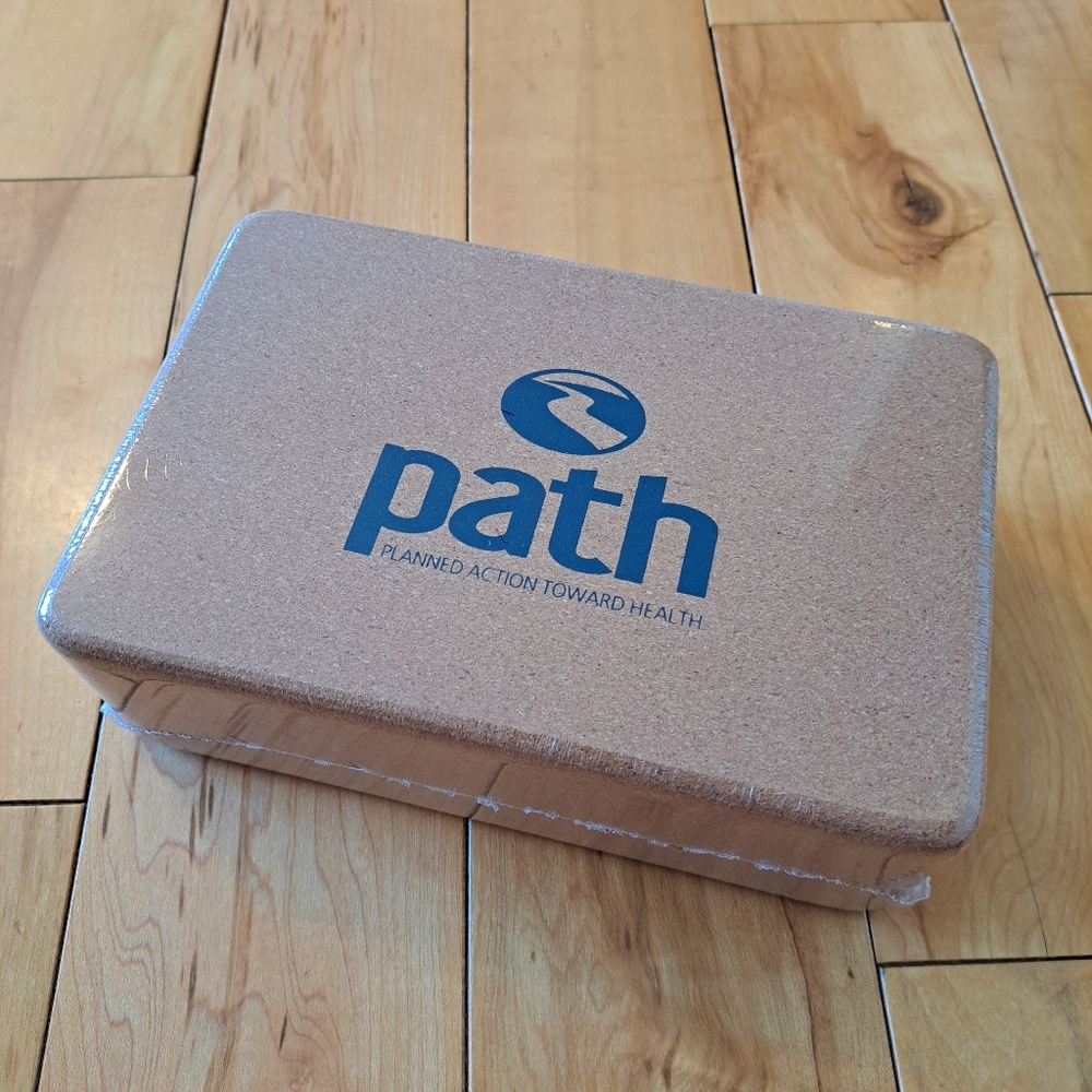 NEW Cork Yoga Block 9"x 6"x 3" w/ Comfortable Edge